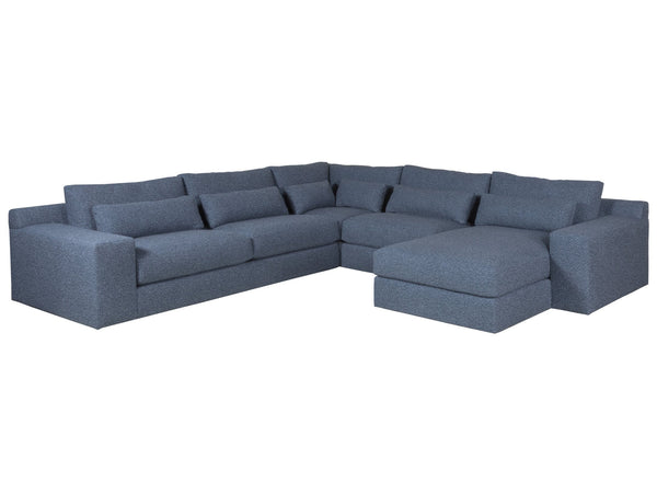 Lexington Artistica Home Rita Luxurious Sectional Sofa Set With Down Kidney Pillows For Ultimate Comfort And Style  Wood 2414-50s-40