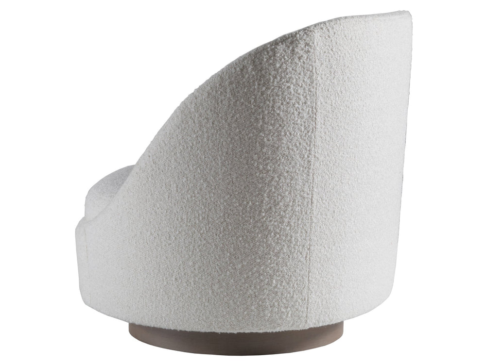 Lexington Artistica Home Genevieve Swivel Chair - Stylish Driftwood Finish With Luxurious Fabric For Ultimate Comfort And Support  Wood 2415-11sw-40