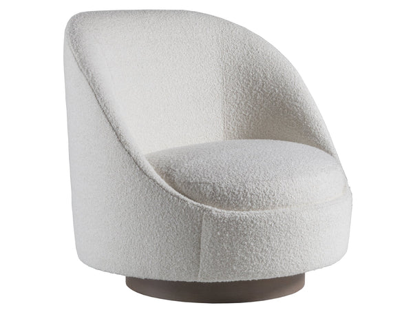 Lexington Artistica Home Genevieve Swivel Chair - Stylish Driftwood Finish With Luxurious Fabric For Ultimate Comfort And Support  Wood 2415-11sw-40