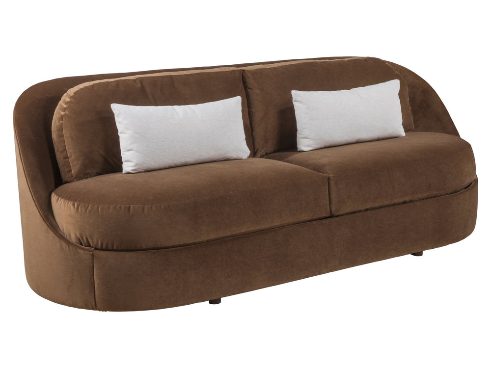 Lexington Ava Artistica Home Contemporary Upholstered Sofa with Kidney Pillows for Modern Living 2416-33-2-60