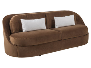 Lexington Ava Artistica Home Contemporary Upholstered Sofa with Kidney Pillows for Modern Living 2416-33-2-60