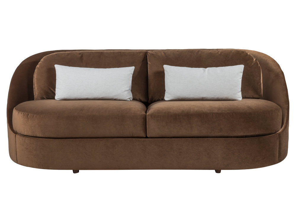 Lexington Ava Artistica Home Contemporary Upholstered Sofa with Kidney Pillows for Modern Living 2416-33-2-60