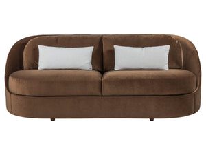 Lexington Ava Artistica Home Contemporary Upholstered Sofa with Kidney Pillows for Modern Living 2416-33-2-60