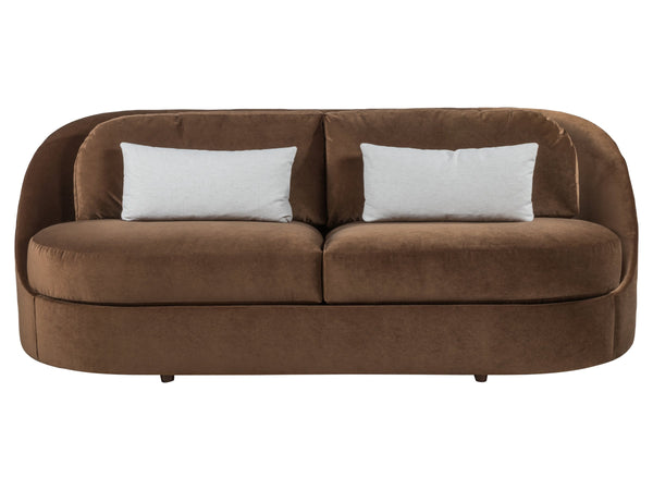 Lexington Ava Artistica Home Contemporary Upholstered Sofa with Kidney Pillows for Modern Living 2416-33-2-60