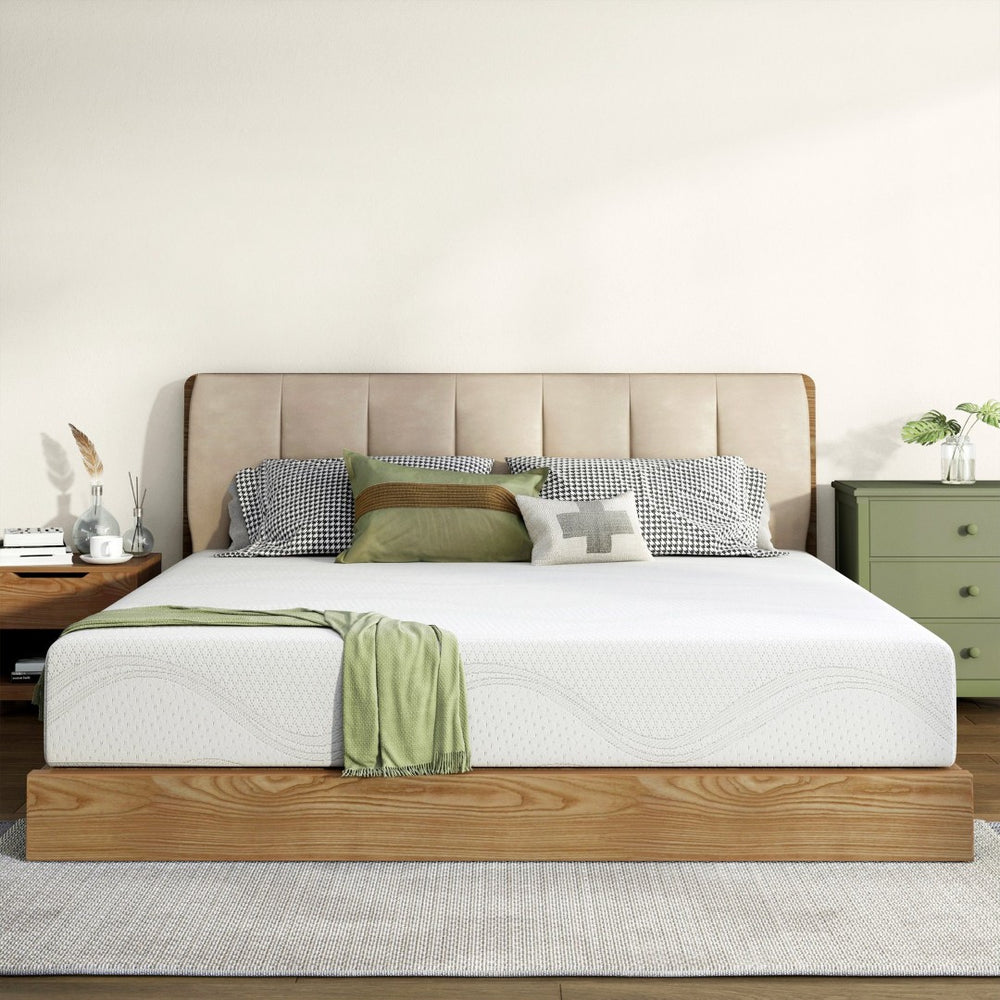 English Elm Queen 10 Inch Green Tea Gel Memory Foam Mattress Certipur Certified Cool Sleep W2889P433209