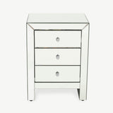 Christopher Knight Home® - Noble House - Lucretia Mirror Finished 3 Drawer Accent Table