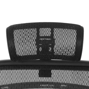 OSP Home Furnishings Optional Breathable Mesh Headrest for Space Seating 818 Ergonomic Neck Support Add-on HRX818