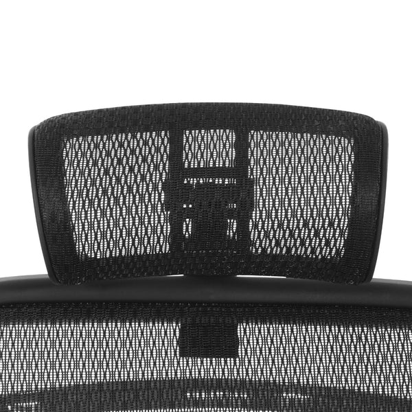 OSP Home Furnishings Optional Breathable Mesh Headrest for Space Seating 818 Ergonomic Neck Support Add-on HRX818