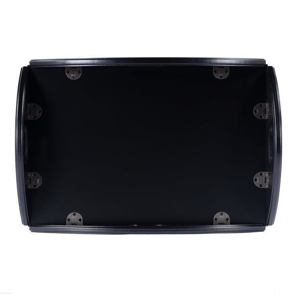Carlisle Oval Wood Butler Table 2427111 Black Butler Specialty