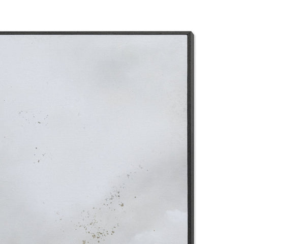 Sunpan PARADISE Luxe Art - 72" x 48" Textured Canvas with Charcoal Frame & Hand-Applied Gold Leaf Accents A0351