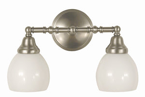 Framburg 2-light Colonial Style Sheraton Sconce – Handcrafted Elegance For Timeless Home Decor Brushed Nickel Metal 2428 Bn