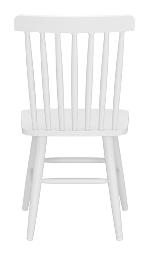 Zuo Modern Zeilen Dining Chair Set Of 2 - Modern, Versatile Aluminum Seating For Chic Home Décor & Style White Aluminum 704084-zuo-modern