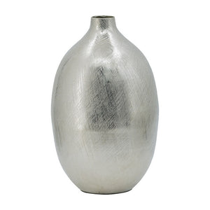 English Elm Pansy Tall Sculptural Aluminum Vase with Gold Metallic Finish for Console or Mantel B056P416844