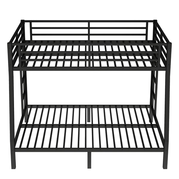 English Elm Metal Full Xl Over Queen Bunk Bed – Heavy-Duty, Space-Saving, Noise-Reducing Comfort For All Ages W1580S00238