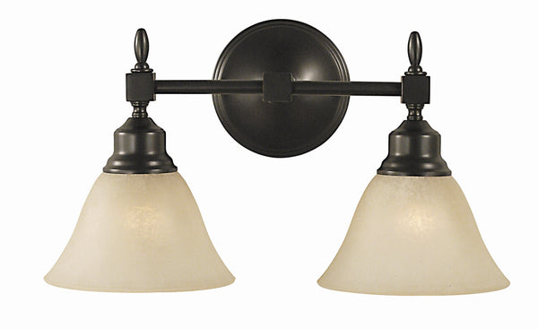 Framburg 2-light Sconce – Elegant Antique Brass Fixture With Classic American Craftsmanship For Timeless Style Mahogany Bronze With Champagne Marble Glass Metal 2432 Mb/Cm