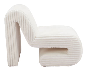 Opam Accent Chair White 110283 Zuo Modern