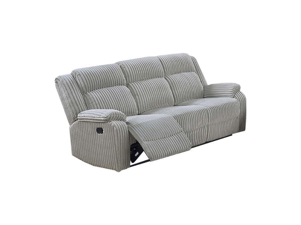 English Elm Contemporary Corduroy Reclining Sofa Set with Plush Pillow Arms for Living Rooms B011S02401