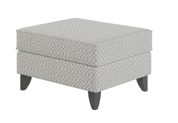 Fusion Limelight Mineral Style Metal Ottoman - Chic Grey Accent Piece With Durable Fabric & Unique Design Grey Ws,98% Polypropylene 2% Polyester 243 Style Metal Ottoman