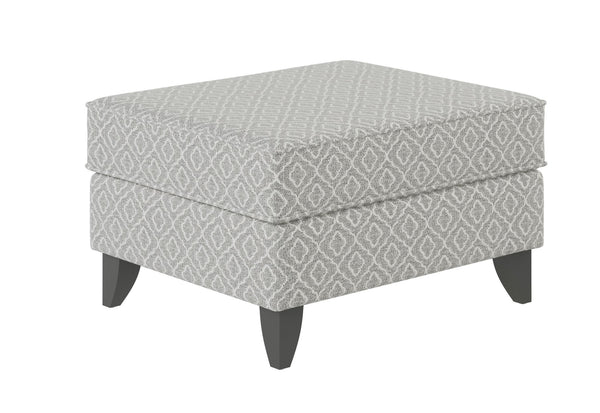 Fusion Limelight Mineral Style Metal Ottoman - Chic Grey Accent Piece With Durable Fabric & Unique Design Grey Ws,98% Polypropylene 2% Polyester 243 Style Metal Ottoman