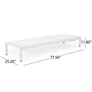 English Elm Christopher Knight Home® - Cape Coral Chaise Lounge Set Of 2 - Stylish, Adjustable, And Durable Outdoor Seating For Comfort 57592.00WHIMP2