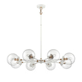 Boudreaux 36'' Wide 8-Light Chandelier - Matte White 24439/8 Elk Lighting