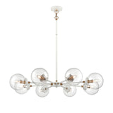 Boudreaux 36'' Wide 8-Light Chandelier - Matte White 24439/8 Elk Lighting