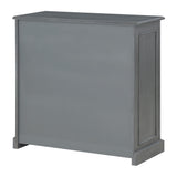 OSP Home Furnishings Country Meadows 2-Shelf Bookcase Plantation Grey