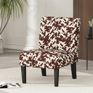 English Elm Accent Chair with Rubberwood Legs Plush Upholstery for Modern Living Spaces N771P218155M
