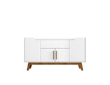 Manhattan Comfort Addie Mid-Century Modern Sideboard White 244BMC6