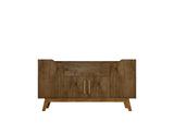 Manhattan Comfort Addie Mid-Century Modern Sideboard Rustic Brown 244BMC9