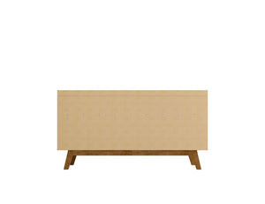 Manhattan Comfort Addie Mid-Century Modern Sideboard Rustic Brown 244BMC9