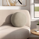 Laguna  Solid Round Ball Pillow