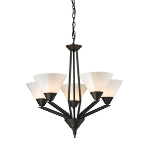 Tribecca 25'' Wide 5-Light Chandelier - Oil Rubbed Bronze 2455CH/10 Thomas