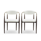 Christopher Knight Home® - Noble House - Low Back Upholstered Dining Chair (Set Of 2)