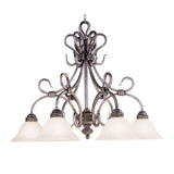 Buckingham 29'' Wide 6-Light Chandelier - Antique Silver 246-AS Elk Lighting