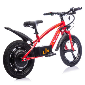 English Elm 24v Kids Electric Dirt Bike 300w Motor 16in Pneumatic Tires Adjustable Seat Ages 5 to 12 Red W1578P335446