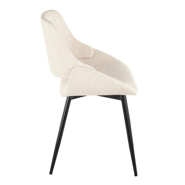 English Elm Mid-century Modern Dining Chairs Faux Leather Seat Zebra Bentwood Legs Set of 2 B202S01215