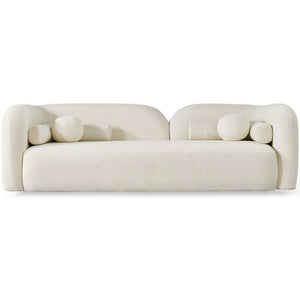 English Elm Donna Japandi Boucle Upholstered Sofa with Textured Fabric for Modern Living Rooms B183P231856
