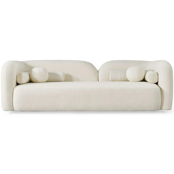 English Elm Donna Japandi Boucle Upholstered Sofa with Textured Fabric for Modern Living Rooms B183P231856