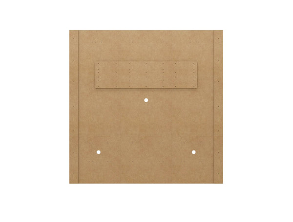 Manhattan Comfort Camberly Mid-Century Modern Entertainment Center Off White and Cinnamon 247BMC12