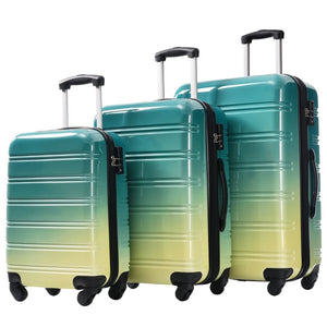 English Elm Hardshell Polycarbonate 3 Piece Spinner Luggage Set with Tsa Lock Expandable Travel N732P184448R