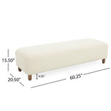 Christopher Knight Home® - Noble House - - Comfortable Ottoman, White