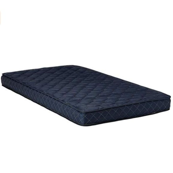 Homeroots 6" Navy Blue Twin Memory Foam Water Resistant Mattress  Polyurethane Foam 248074