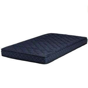 Homeroots 6" Navy Blue Twin Memory Foam Water Resistant Mattress  Polyurethane Foam 248074