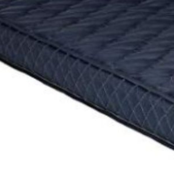 Homeroots 6" Navy Blue Twin Memory Foam Water Resistant Mattress  Polyurethane Foam 248074