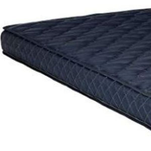 Homeroots 6" Navy Blue Twin Memory Foam Water Resistant Mattress  Polyurethane Foam 248074