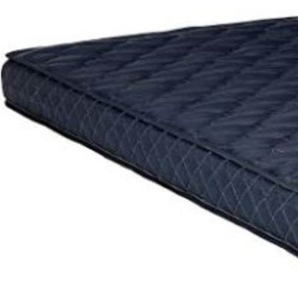 Homeroots 6" Navy Blue Twin Memory Foam Water Resistant Mattress  Polyurethane Foam 248074