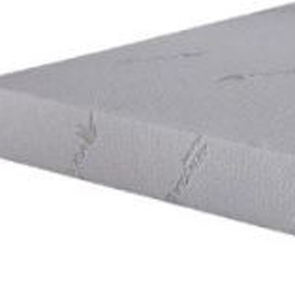 HomeRoots 6" Aloe Vera Infused Memory Foam Mattress for Restorative Sleep, Comfort & Support with Motion Isolation Twin 248076