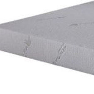 HomeRoots 6" Aloe Vera Infused Memory Foam Mattress for Restorative Sleep, Comfort & Support with Motion Isolation Twin 248076