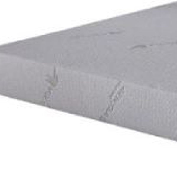 HomeRoots 6" Aloe Vera Infused Memory Foam Mattress for Restorative Sleep, Comfort & Support with Motion Isolation Twin 248076